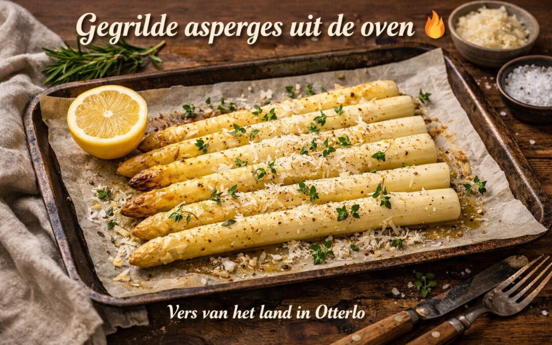 Recept gegrilde asperges uit de oven