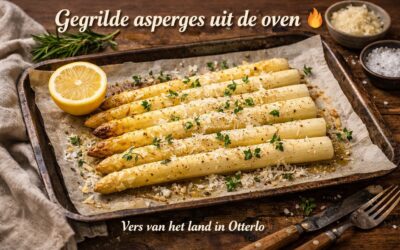Recept gegrilde asperges uit de oven